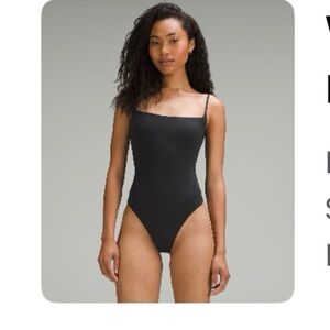 Wundermost Ultra Soft Nulu Square Neck Spaghetti Strap Body Suit